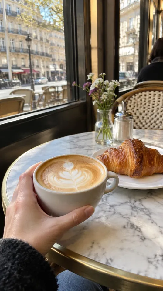 Un moment partagé autour d’un café